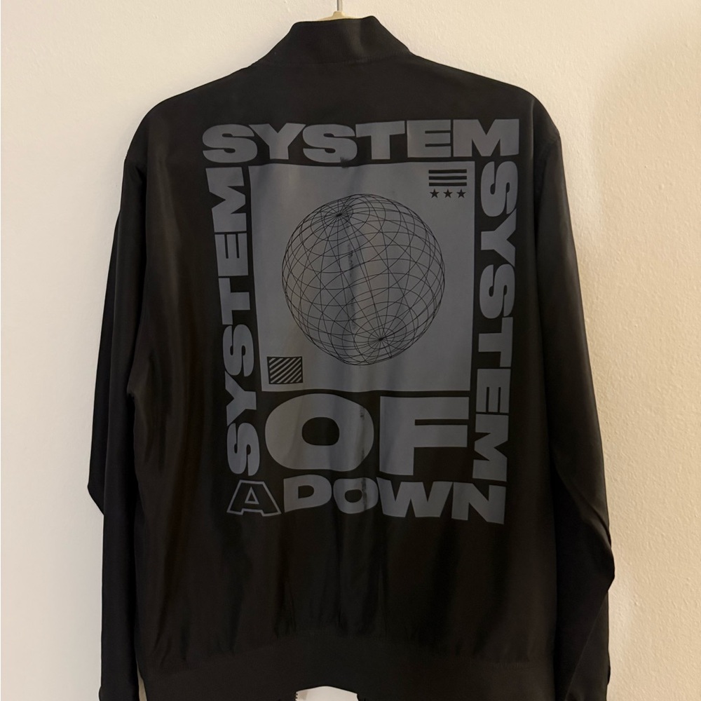 Black System of a Down Jacket